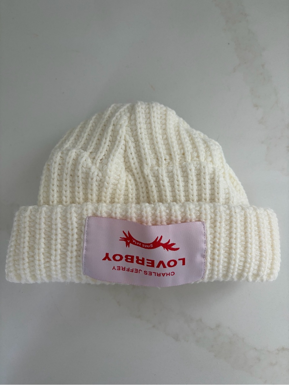 Lover boy beanie by Charles Jeffrey